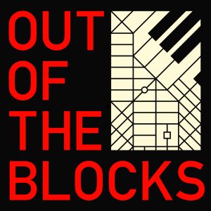 "Out of the Blocks" logo