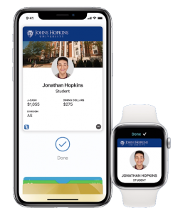 iPhone and Apple Watch displaying J-Card.