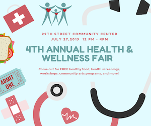 4th Annual Health and Wellness Fair Flyer