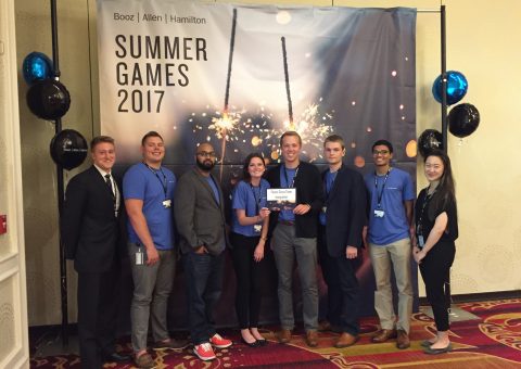 2017 summer interns at Booz Allen Hamilton