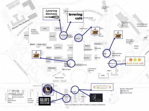 Campus Dining Map (Academic Year) | Community Living