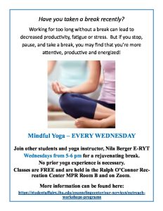 Mindful Yoga @ Ralph O'Connor Recreation Center