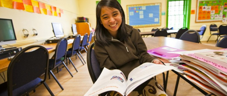 A student participating in the CIIP program
