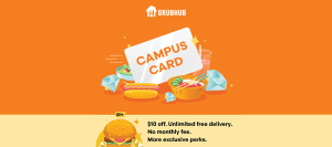 Grubhub Student Membership J Card   Grubhub Campus Card Banner 300x133 