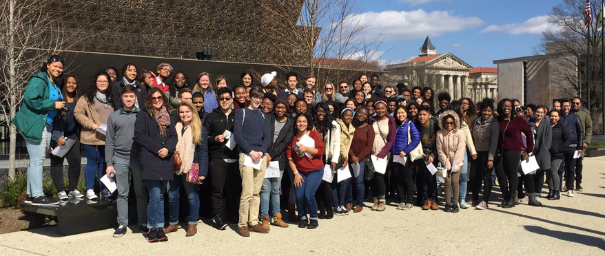 Students on a field trip