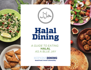 Halal dining guide cover