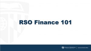 RSO Finance 101 Recording