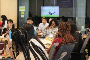 Photo of students listening at the CIIP orientation at FastForward U