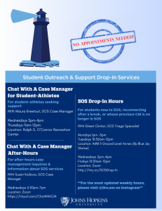 Drop-in services flyer